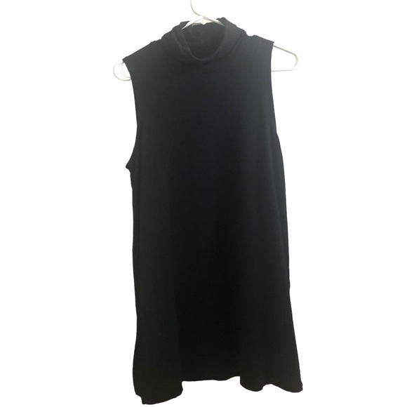 Garnet Hill Tencel Blend Tunic Top Sleeveless Turtleneck Z17 - Picture 1 of 4